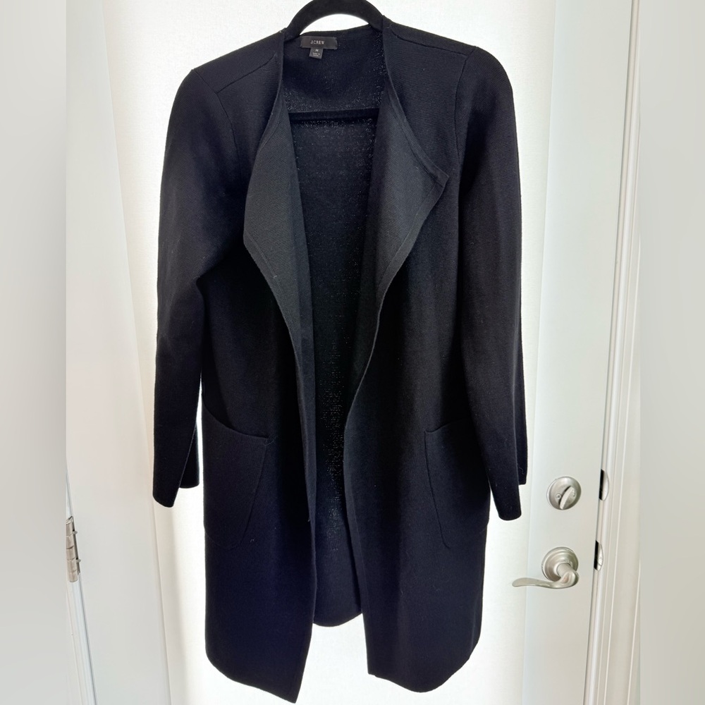 J. Crew Women’s Shawl Collar Sweater Blazer Cardigan Sz M